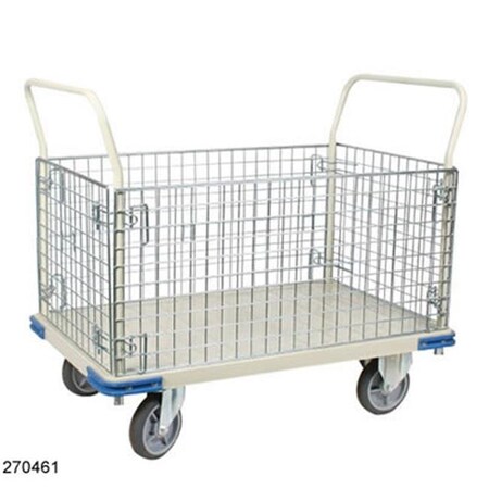 Wesco Wesco Industrial 270456 Platform Truck Wire Caged 23 x 35 in. WSC-270456